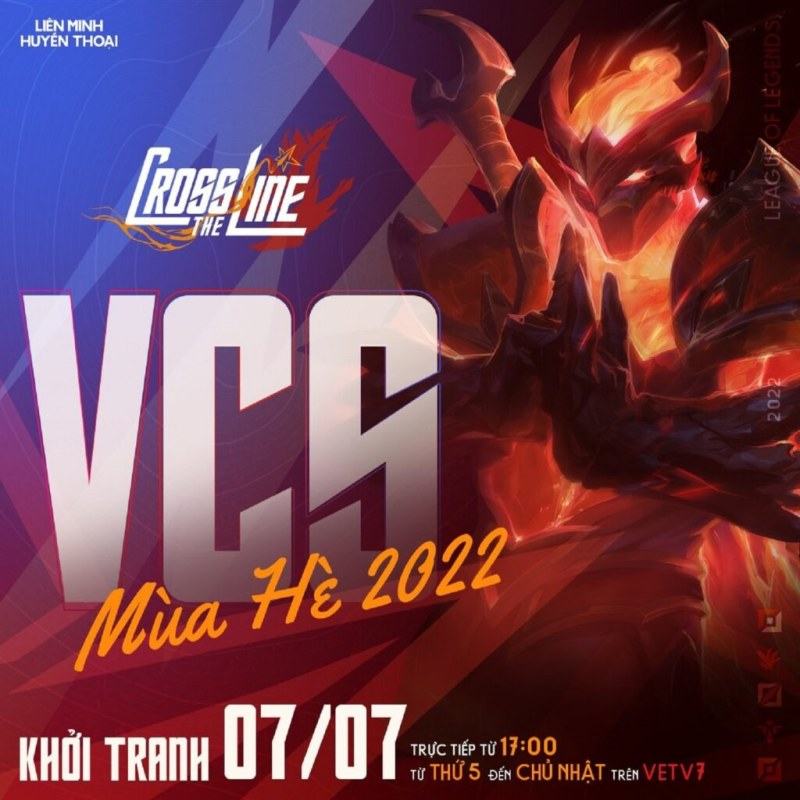 Các vị trí VCS Mùa Hè 2022