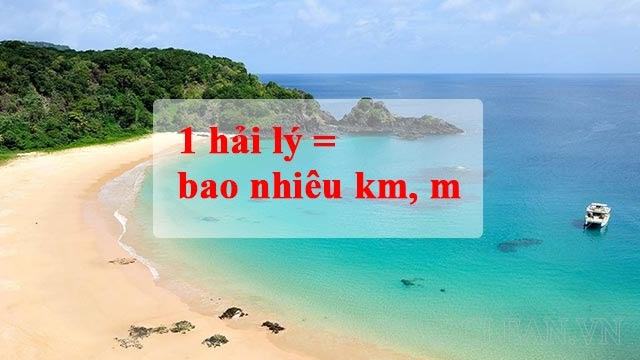 1 hải lý bằng bao nhiêu km