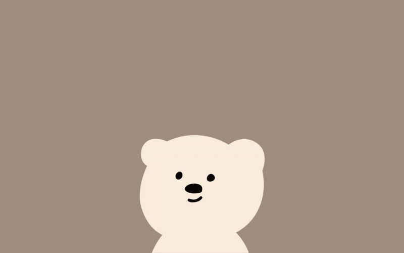 avatar gấu trắng cho tiktok