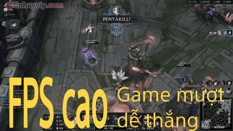 Cách cải thiện FPS khi chơi game Lol.