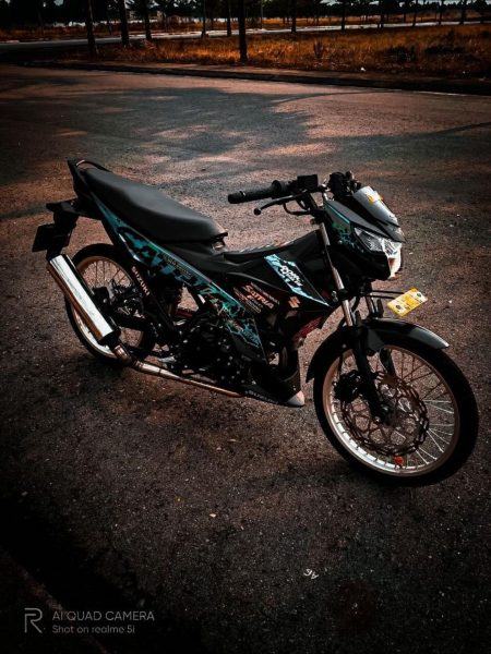 Hình ảnh trang trí xe Satria