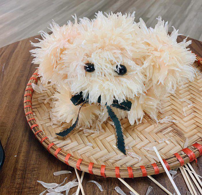 Aach makes a mother-to-be ten ten pomelo dog for children in the Mid-Autumn Festival form - 8