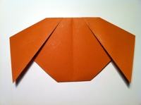 cách gấp con chó origami