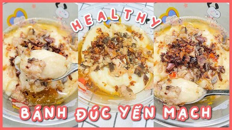 Món bánh đúc nóng “siêu” healthy từ bột yến mạch nguyên chất