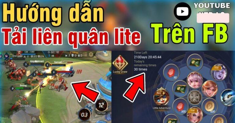 Hướng dẫn tất tần tật cách chơi Liên Quân Lite trên Facebook