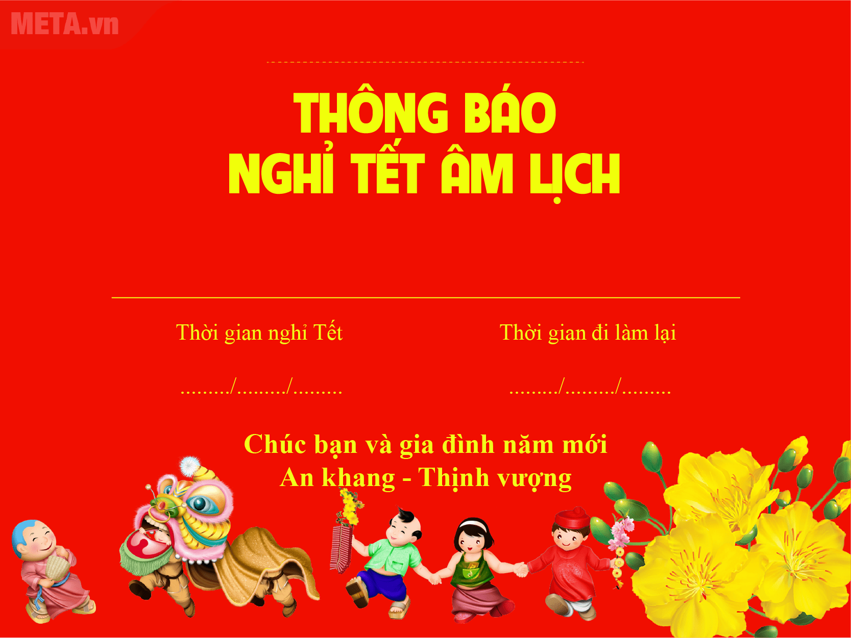 Mẫu Banner Tết