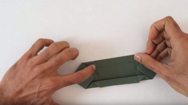 Cách làm xe tăng bằng giấy