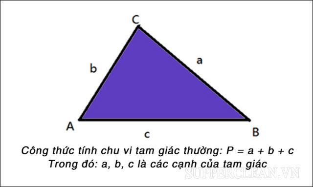 tính chu vi tam giác