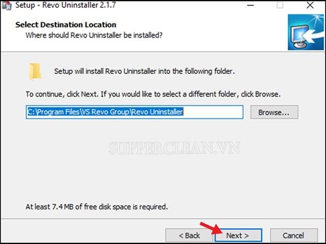 Cài đặt Revo Uninstaller: