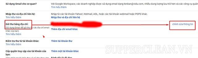 cách đổi tên gmail