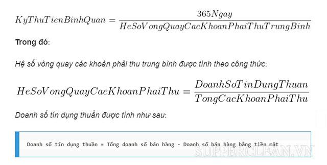 Công thức kế toán trong tài chính