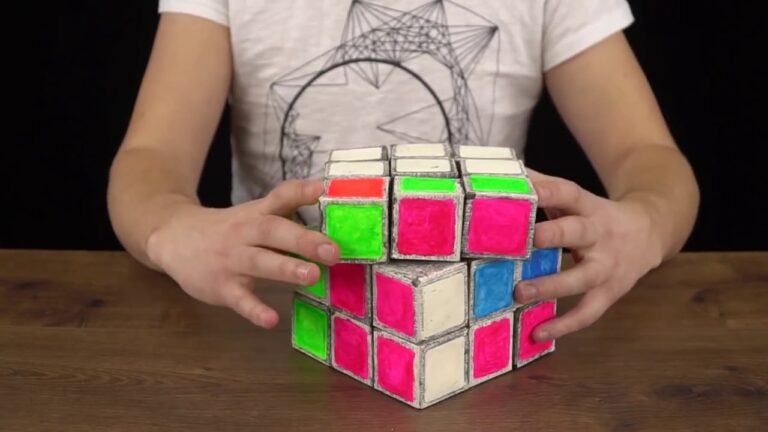 cách làm rubik bằng giấy