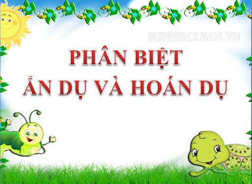 Phân biệt so sánh và hoán dụ