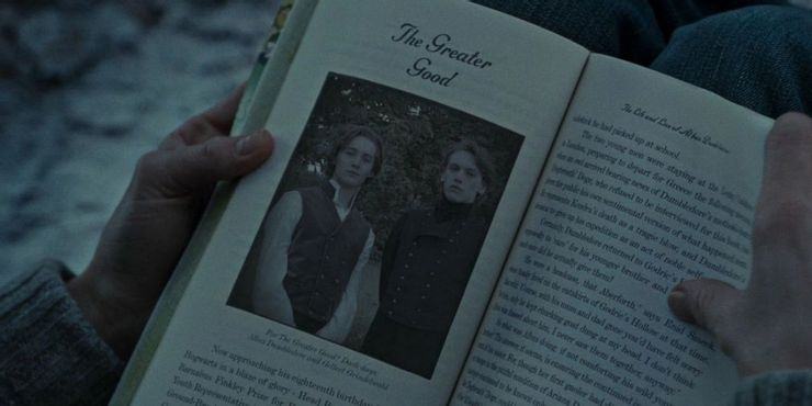 Dumbledore và Grindelwald trong sách của Rita Skeeter