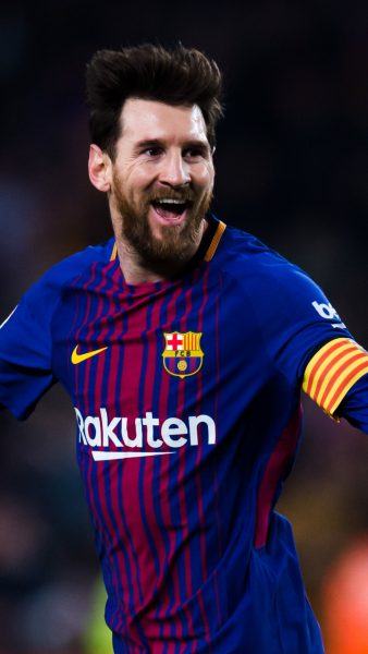 Hình ảnh Messi mỉm cười