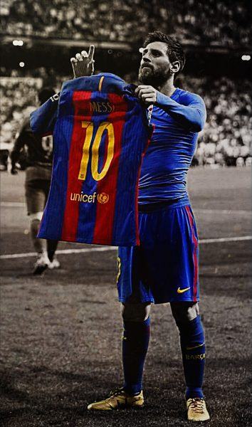 Ảnh Messi tự hào