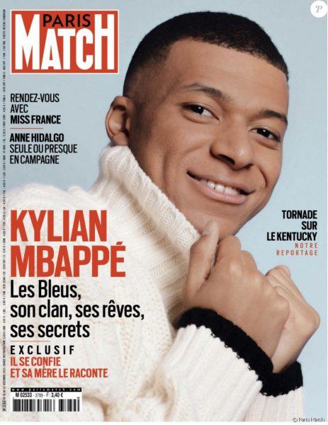 Ảnh Mbappe trên tạp chí