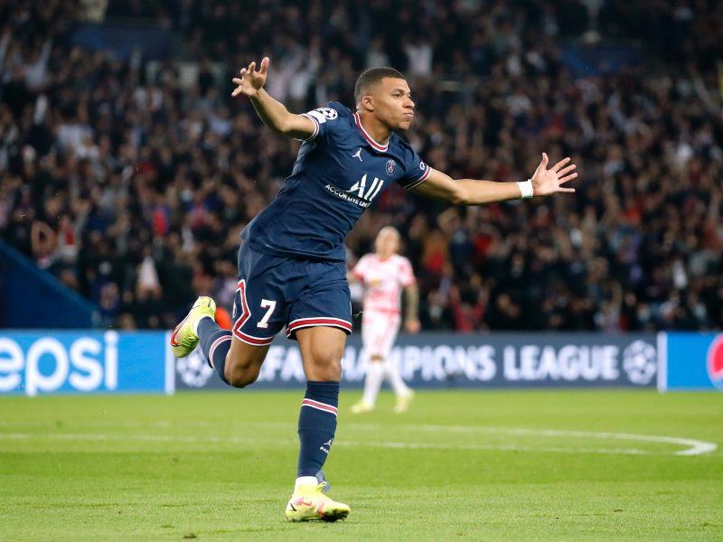 Một hình ảnh đẹp của Mbappe