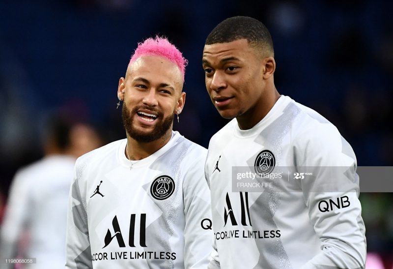 Hình ảnh Mbappe và Neymar