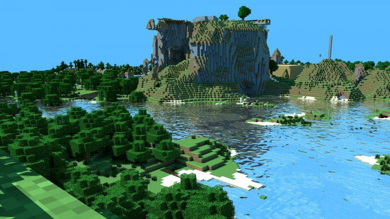 Hình ảnh hồ minecraft đẹp nhất