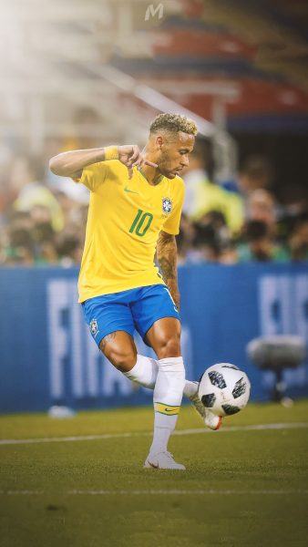 Hình ảnh Neymar dẫn bóng