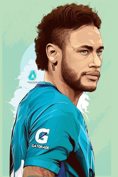 Ảnh Neymar bằng đồ họa vi tính