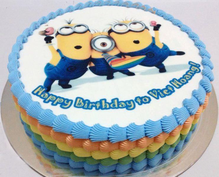 Bánh sinh nhật minion ngộ nghĩnh