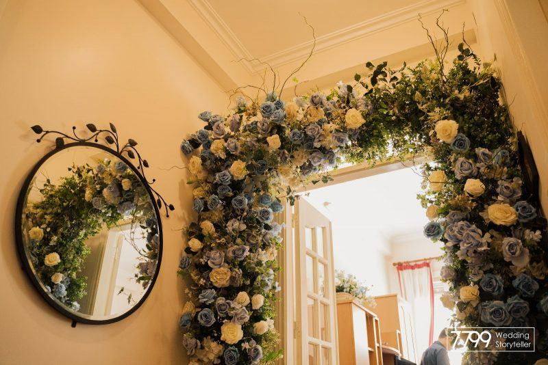 Hình ảnh cổng hoa cưới đẹp đơn giản