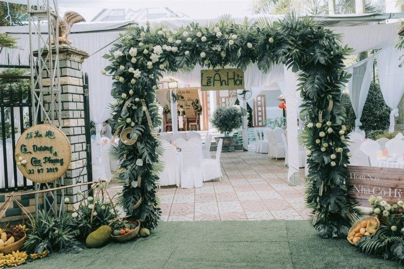 Hình ảnh cổng hoa cưới đẹp cho lễ đính hôn