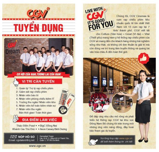 Mẫu tờ rơi tuyển dụng