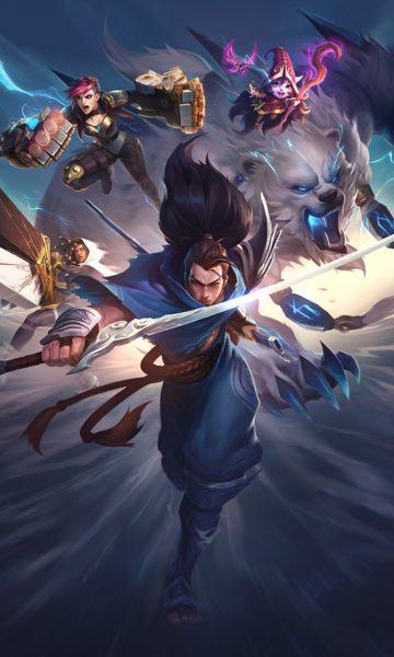 hình ảnh Yasuo ra trận