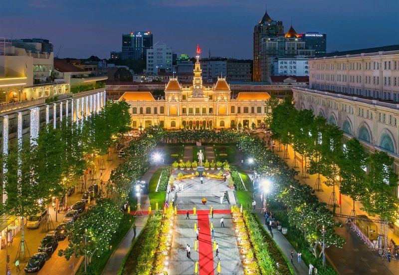 Một bức tranh Sài Gòn rất đẹp