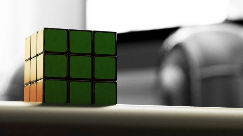 Hình Nền Rubik Mát Mẻ Rubik