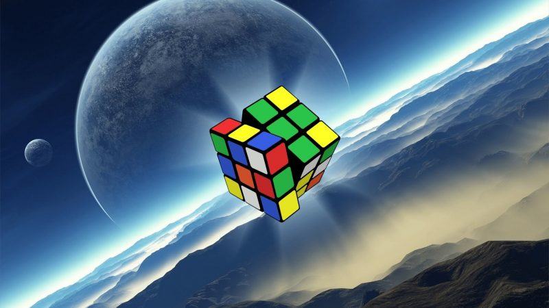 Giải đố rubik, tranh rubik và thiên nhiên