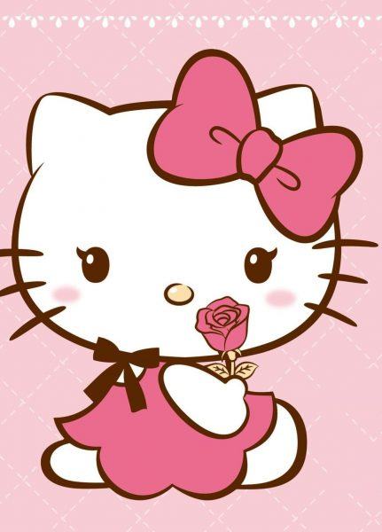 Hello Kitty là hình ảnh của một bông hồng