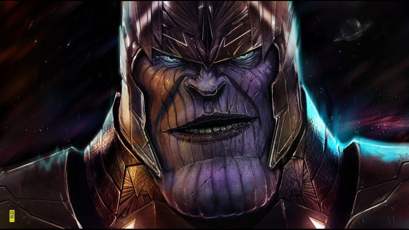 Hình ảnh Thanos dùng làm hình nền máy tính