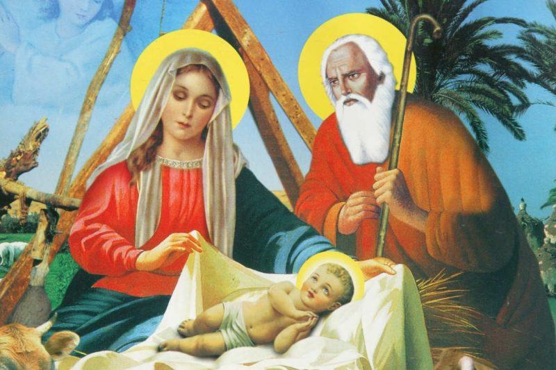 Hình ảnh Thánh Gia Chúa Giêsu khi còn thơ ấu
