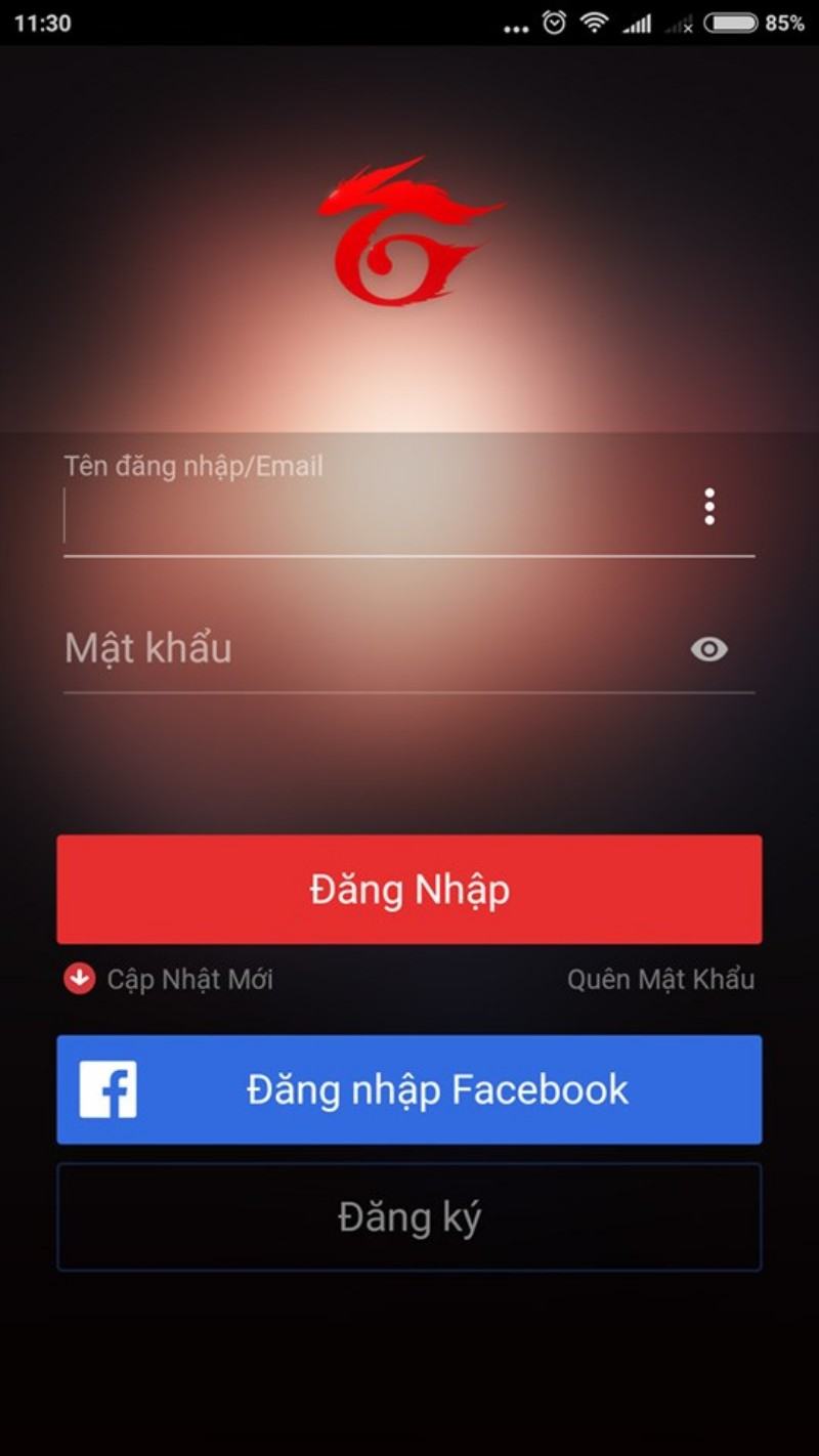 Cách tăng thẻ thành viên qua Garena .app