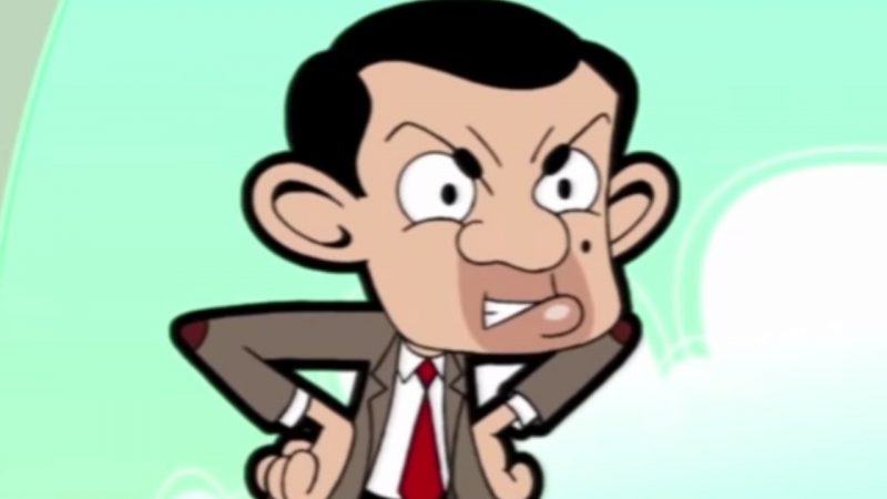 Hình ảnh khuôn mặt giận dữ của Mr Bean