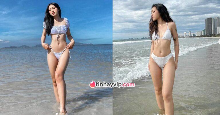 Trần Hoàng Anh Thư liên tục thả dáng với bikini xinh xỉu khiến dân tình điên đảo