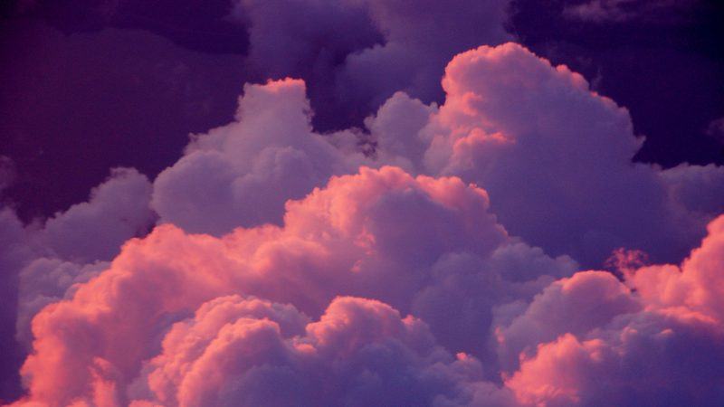Hình ảnh bầu trời với những đám mây xốp