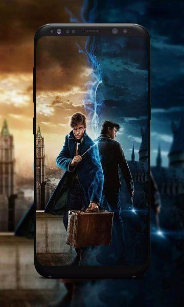 Hình ảnh Harry Potter cầm đũa phép