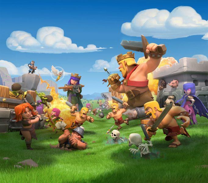 Hình ảnh trận chiến Clash of Clans