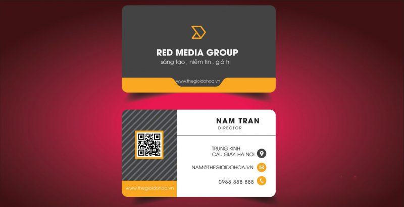 Mẫu card visit giám đốc sang trọng