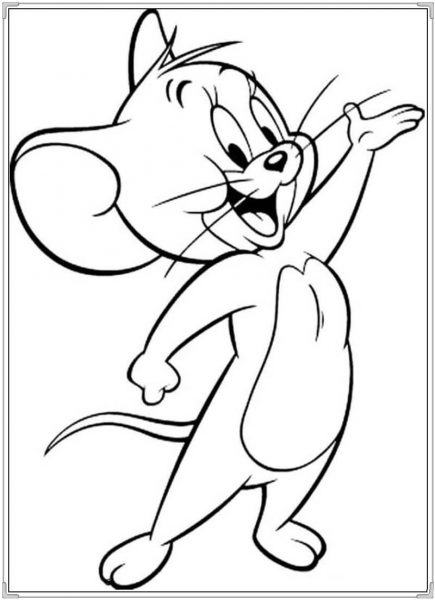 Tom và Jerry đang vẽ trang cho vui