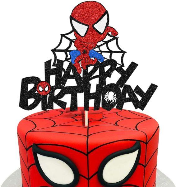 bánh sinh nhật người nhện dễ thương