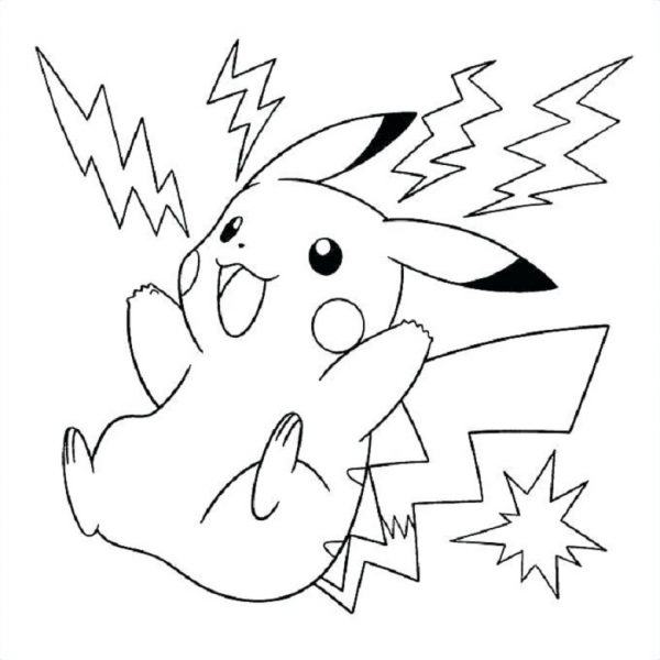 Hình ảnh Pikachu rất dễ vẽ