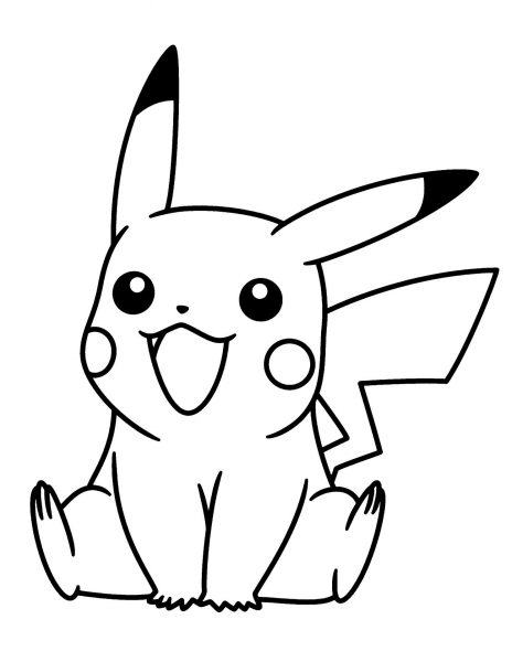 Vẽ Pikachu ngồi trên tay