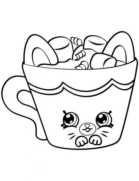 Hình minh họa ấm trà và nước uống