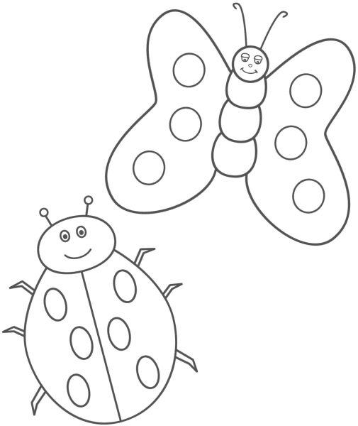Bướm và lá bọ cánh cứng